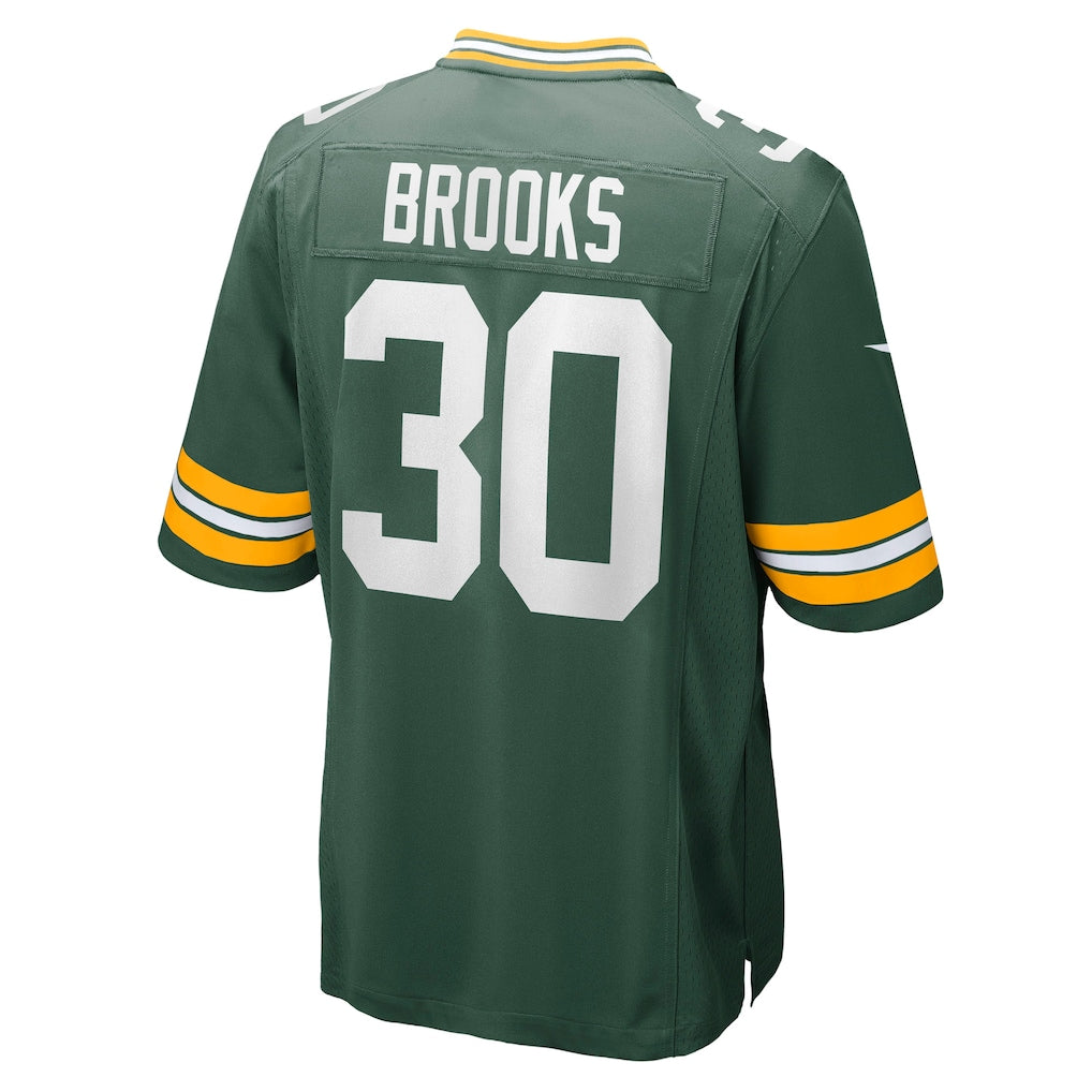 Davalo GB.Packers #30 Chris Brooks Green Team Game Jersey