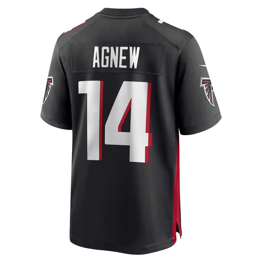 Davalo A.Falcons #14 Jamal Agnew Black Game Retired Player Jersey