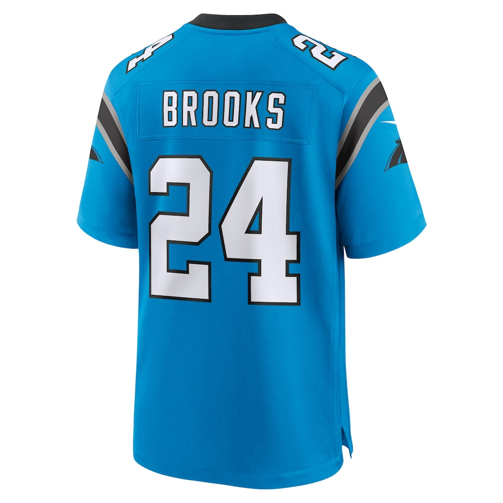 Davalo C.Panthers #24 Jonathon Brooks Blue Alternate Game Player Jersey