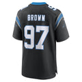 Davalo C.Panthers #97 Bobby Brown Black Team Game Jersey