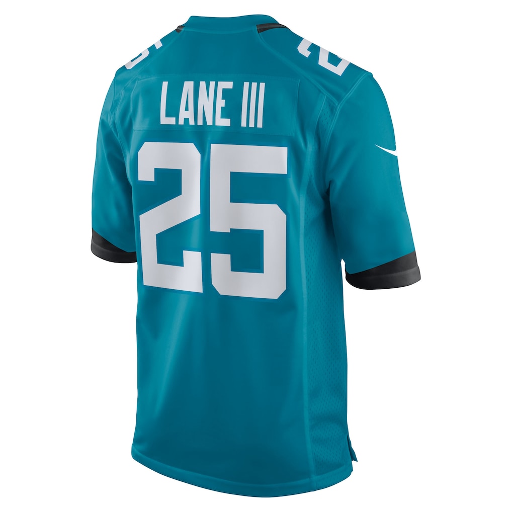Davalo J.Jaguars #25 Rayuan Lane III Teal Team Game Jersey