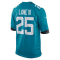 Davalo J.Jaguars #25 Rayuan Lane III Teal Team Game Jersey