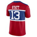 Davalo NY.Giants #13 Jalin Hyatt Century Red Alternate Vapor F.U.S.E. Limited Jersey