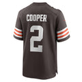 Davalo C.Browns #2 Amari Cooper Brown Player Game Jersey