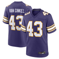 Davalo #43 Andrew Van Ginkel Player MN.Vikings Purple Game Stitched Jerseys