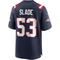 Davalo NE.Patriots #53 Chris Slade Navy Game Retired Player Jersey