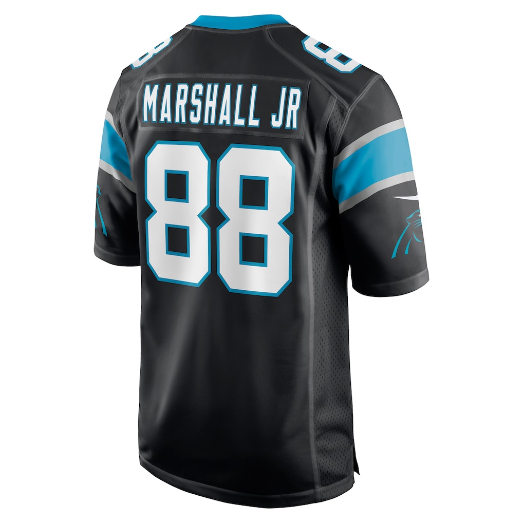 Davalo C.Panthers #88 Terrace Marshall Jr. Black Player Game Jersey