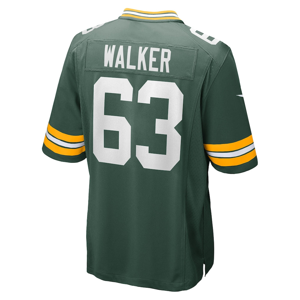 Davalo GB.Packers #63 Rasheed Walker Green Game Player Jersey