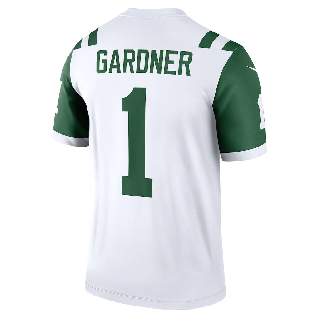 Davalo NY.Jets #1 Ahmad Sauce Gardner White Player Legend Performance Top Jersey