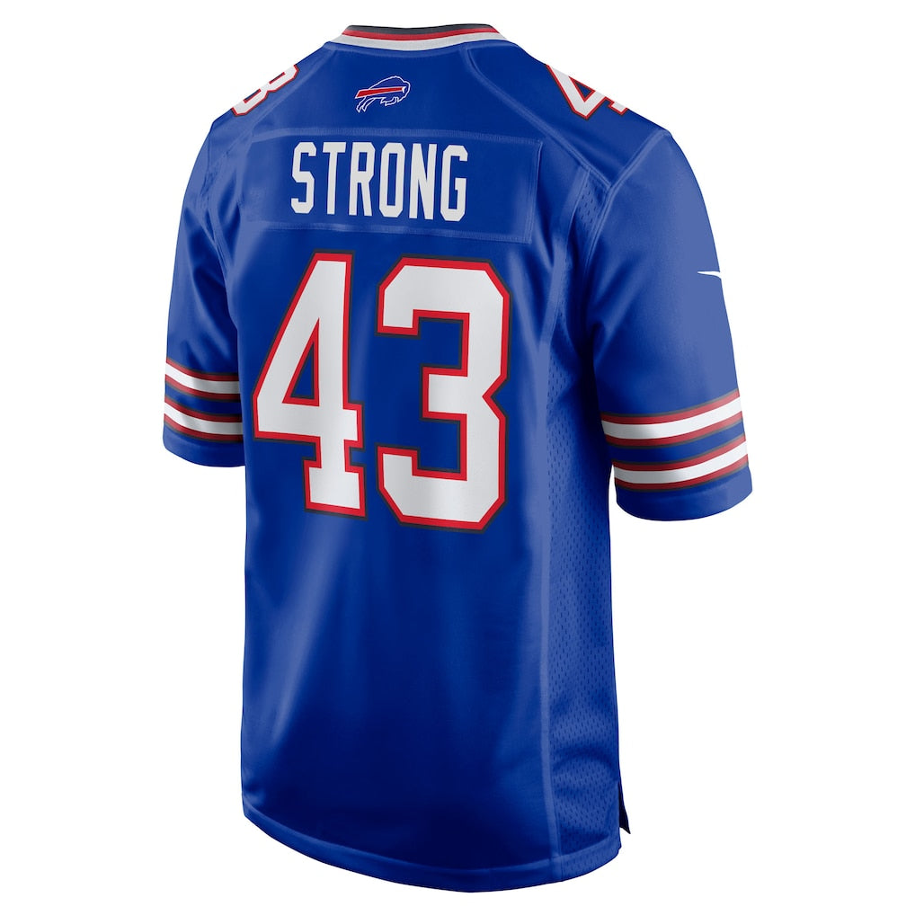 Davalo B.Bills #43 Dorian Strong Royal Team Game Jersey
