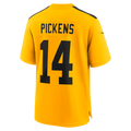 Davalo P.Steelers #14 George Pickens Gold Alternate Game Jersey