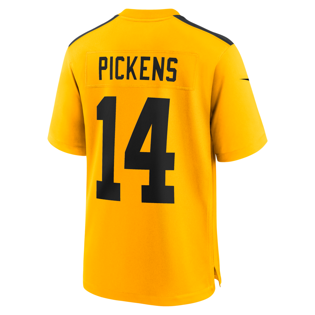 Davalo P.Steelers #14 George Pickens Gold Alternate Game Jersey