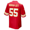 Davalo KC.Chiefs #55 Omarr Norman-Lott Red Team Game Jersey
