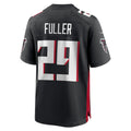 Davalo A.Falcons #29 Jordan Fuller Black Team Game Jersey