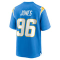 Davalo LA.Chargers #96 Naquan Jones Powder Blue Team Game Jersey