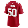 Davalo A.Cardinals #50 Cody Simon Cardinal Team Game Jersey