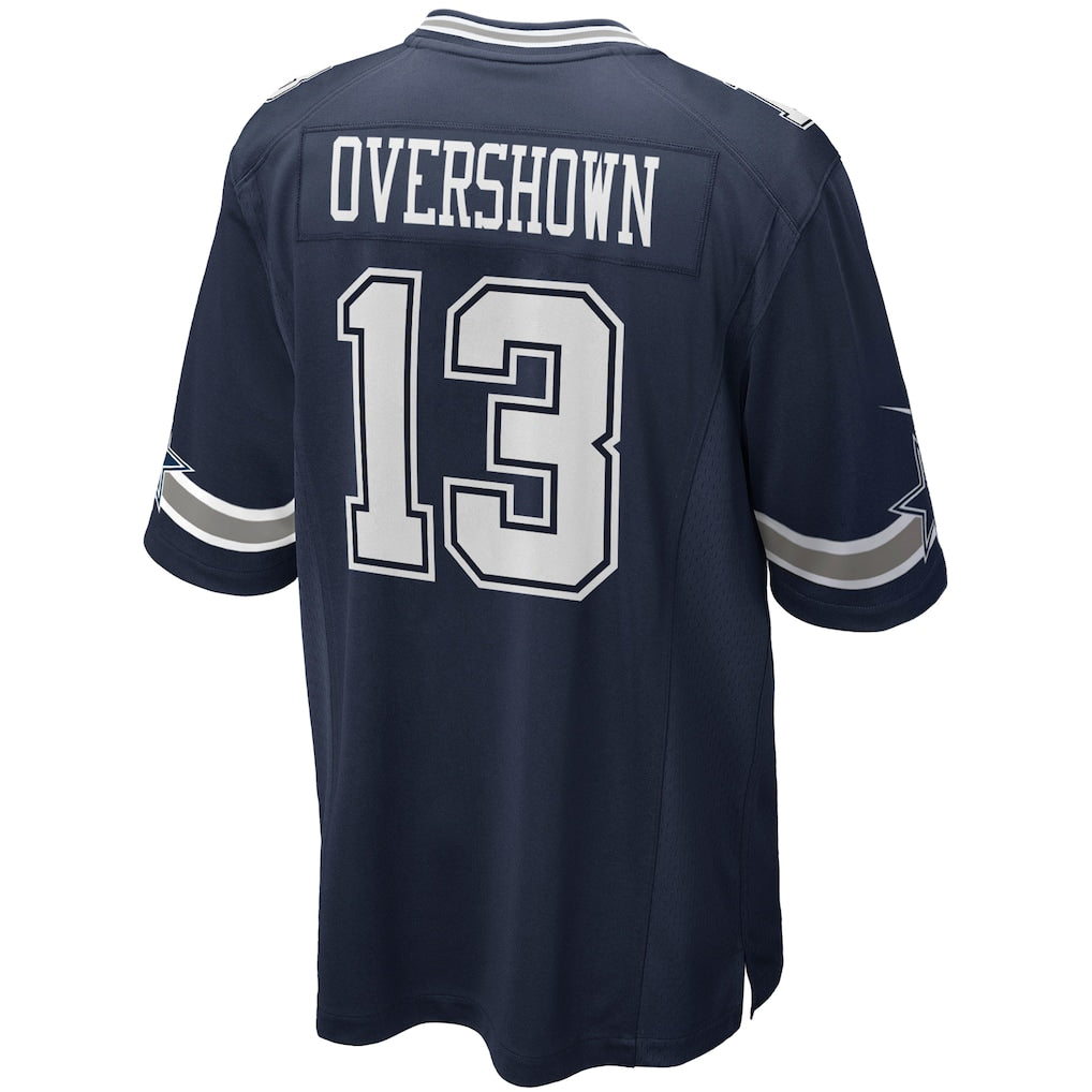 Davalo D.Cowboys #13 DeMarvion Overshown Navy Game Jersey