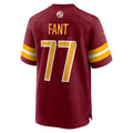 Davalo W.Commanders #77 George Fant Burgundy Team Game Jersey