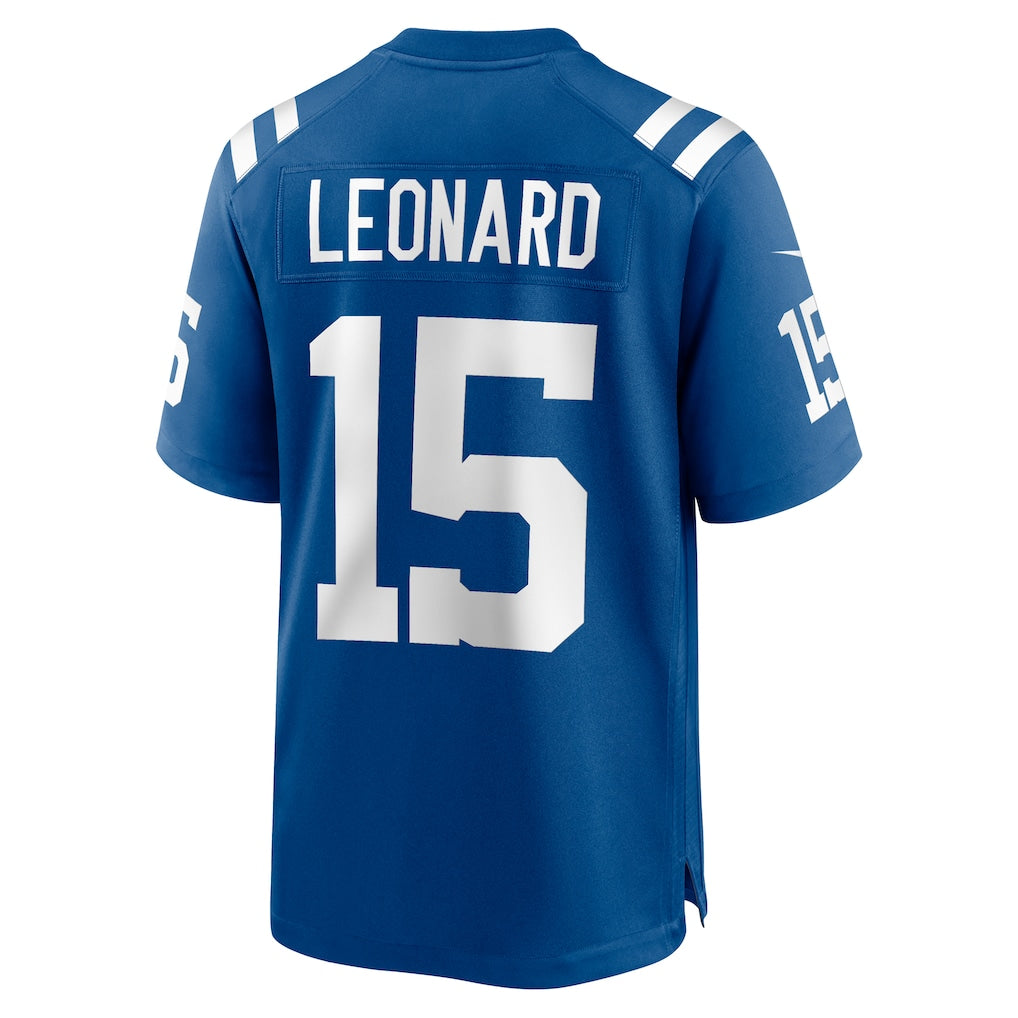Davalo IN.Colts #15 Riley Leonard Royal Team Game Jersey