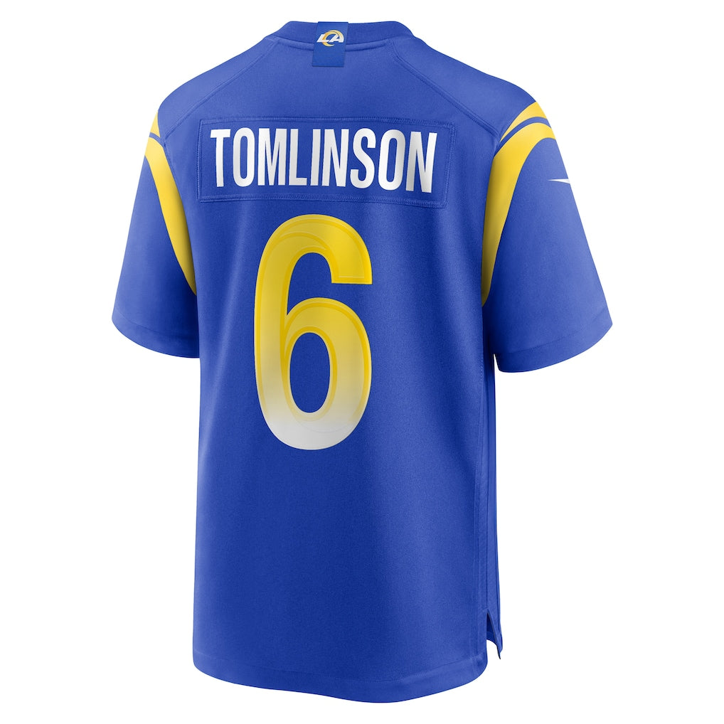 Davalo LA.Rams #6 Tre'Vius Hodges-Tomlinson Royal Team Game Jersey