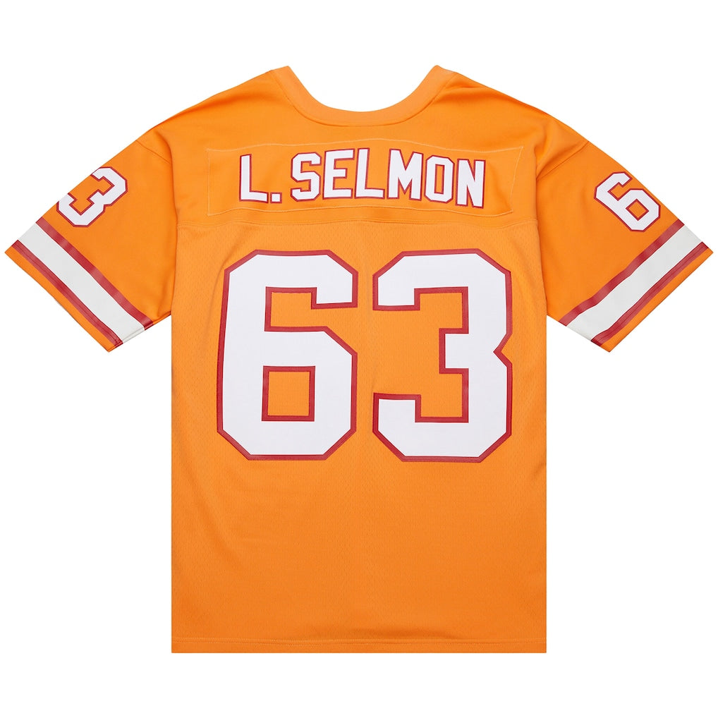 Davalo TB.Buccaneers #63 Lee Roy Selmon Mitchell & Ness Orange 1976 Legacy Replica Jersey