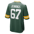 Davalo GB.Packers #67 Donovan Jennings Green Game Jersey