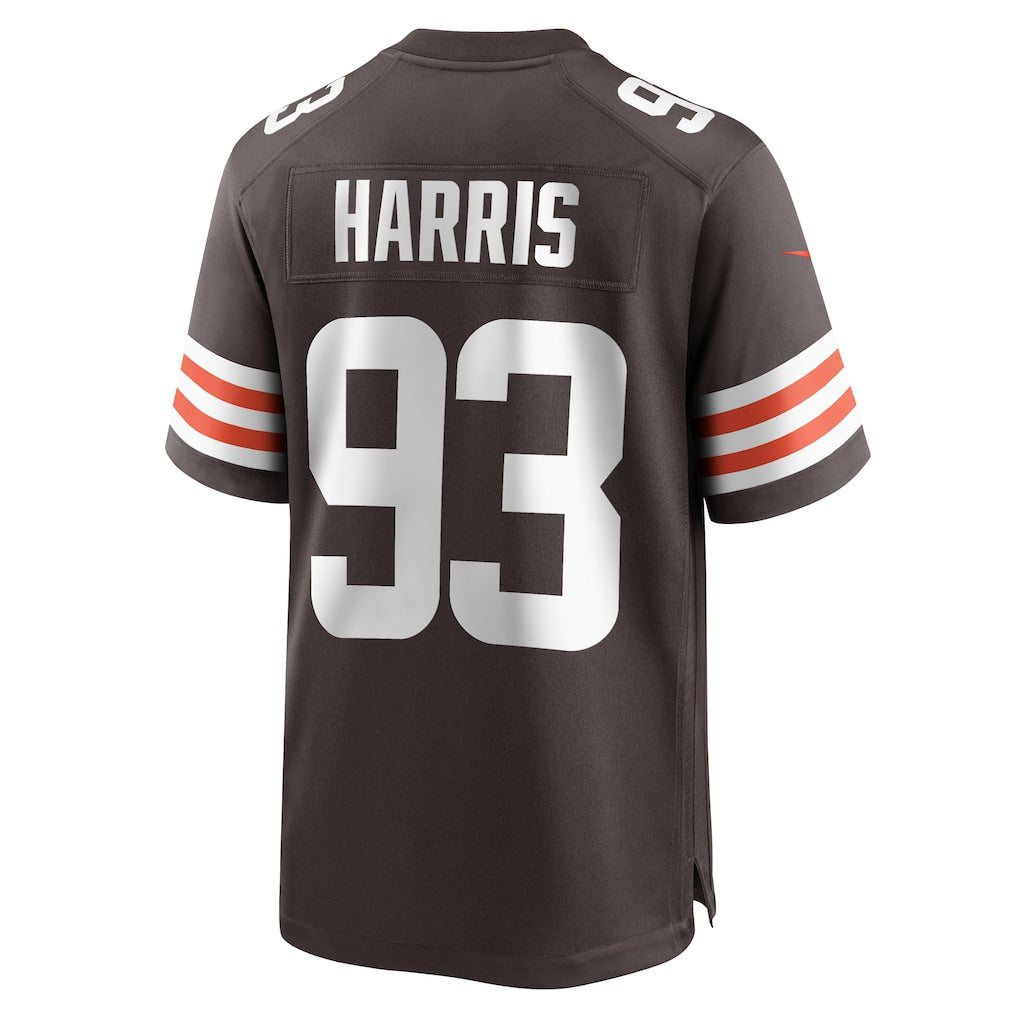 Davalo C.Browns #93 Shelby Harris Brown Team Game Jersey