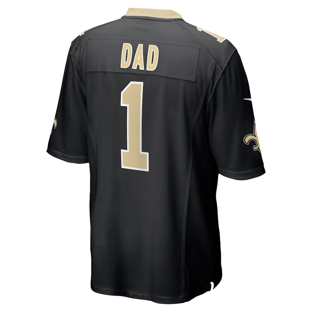 Davalo NO.Saints #1 Dad Black Game Jersey