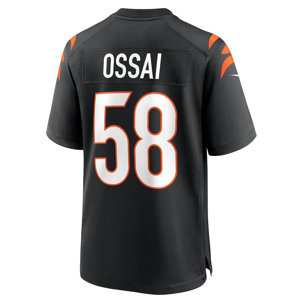 Davalo C.Bengals #58 Joseph Ossai Black Game Jersey