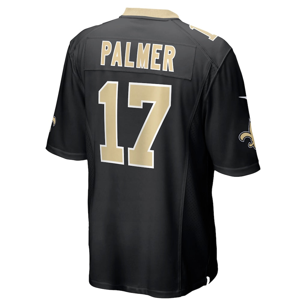 Davalo NO.Saints #17 Trey Palmer Black Team Game Jersey