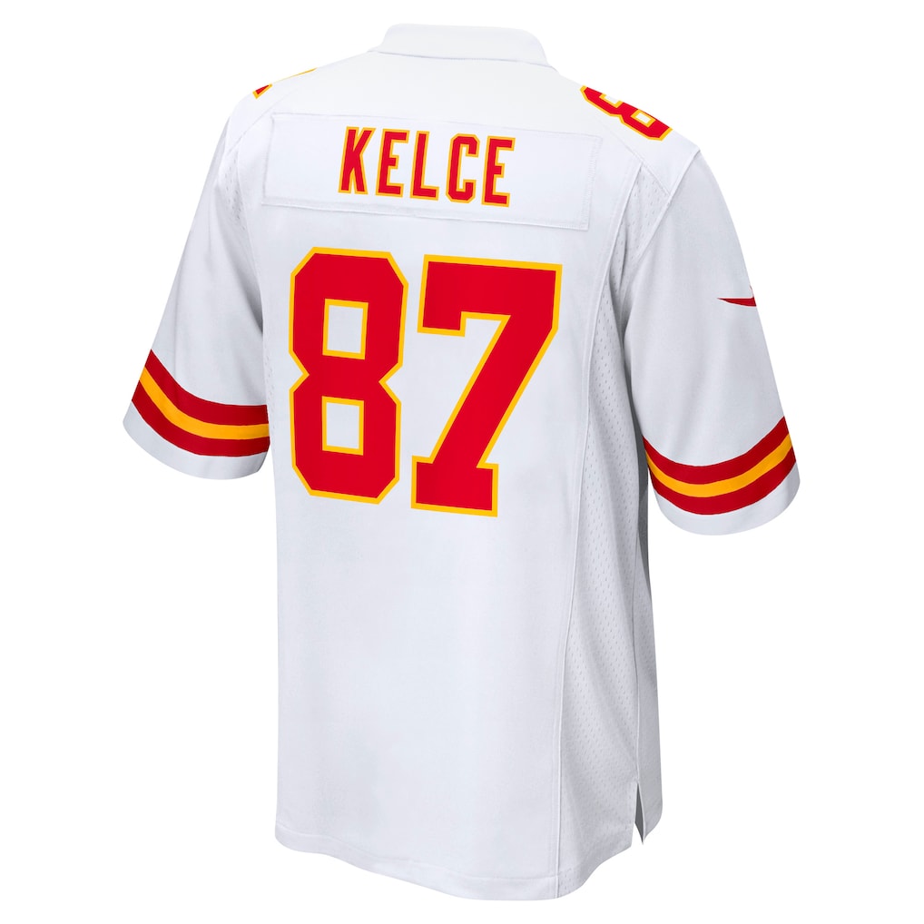 Davalo KC.Chiefs #87 Travis Kelce White Player Game Jersey