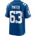 Davalo IN.Colts #63 Danny Pinter Royal Game Jersey