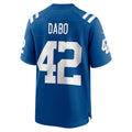 Davalo IN.Colts #42 Marcel Dabo Royal Game Player Jersey