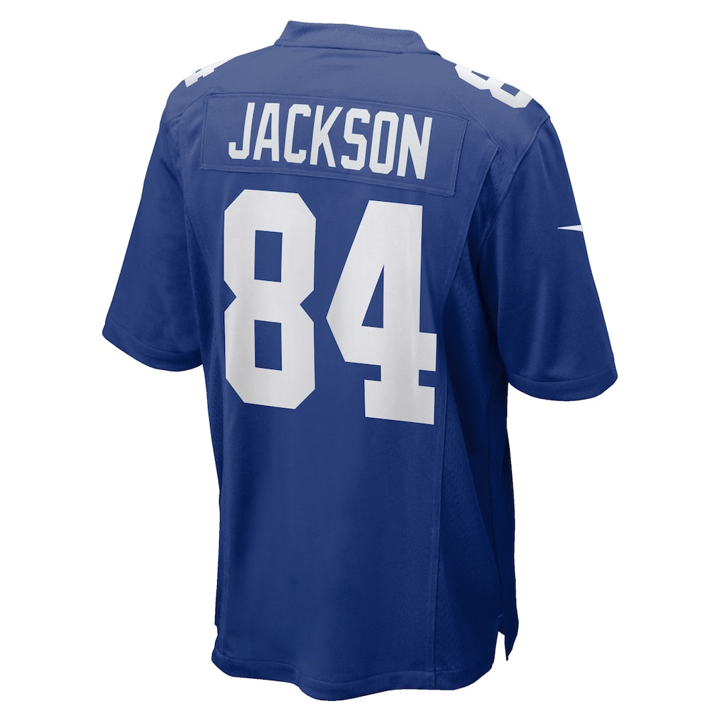 Davalo NY.Giants #84 Tyree Jackson Royal Game Jersey