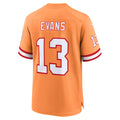 Davalo TB.Buccaneers #13 Mike Evans Orange Throwback Game Jersey