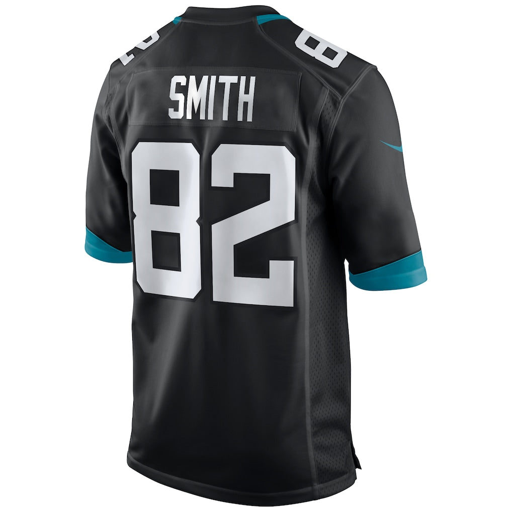 Davalo J.Jaguars #82 Jimmy Smith Black Retired Player Alternate Game Jersey