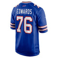 Davalo B.Bills #76 David Edwards Royal Team Game Jersey