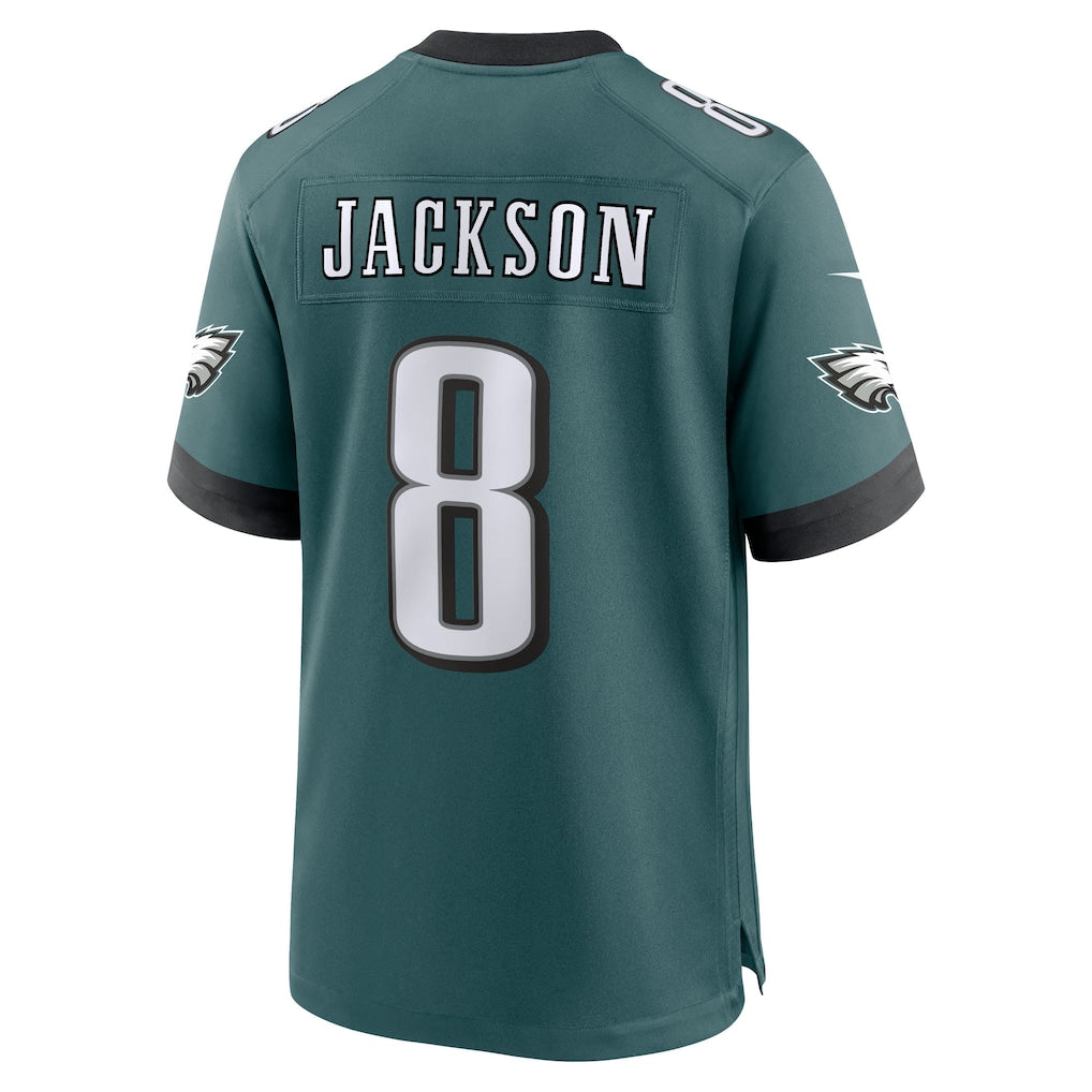 Davalo P.Eagles #8 Adoree' Jackson Midnight Green Team Game Jersey