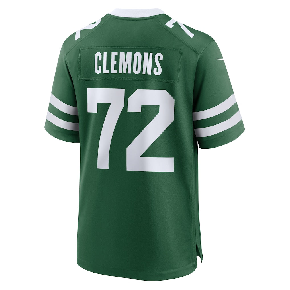 Davalo NY.Jets #72 Micheal Clemons Legacy Green Team Game Jersey