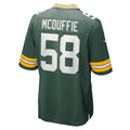 Davalo GB.Packers #58 Isaiah McDuffie Green Game Jersey