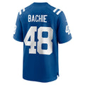 Davalo IN.Colts #48 Joe Bachie Royal Team Game Jersey