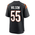 Davalo C.Bengals #55 Logan Wilson Black Game Jersey