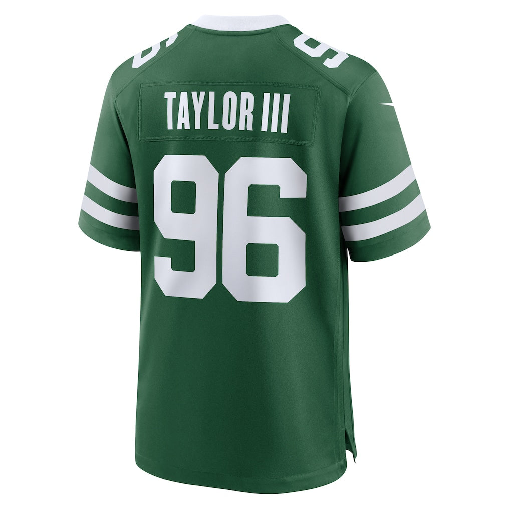 Davalo NY.Jets #96 Leonard Taylor III Legacy Green Team Game Jersey