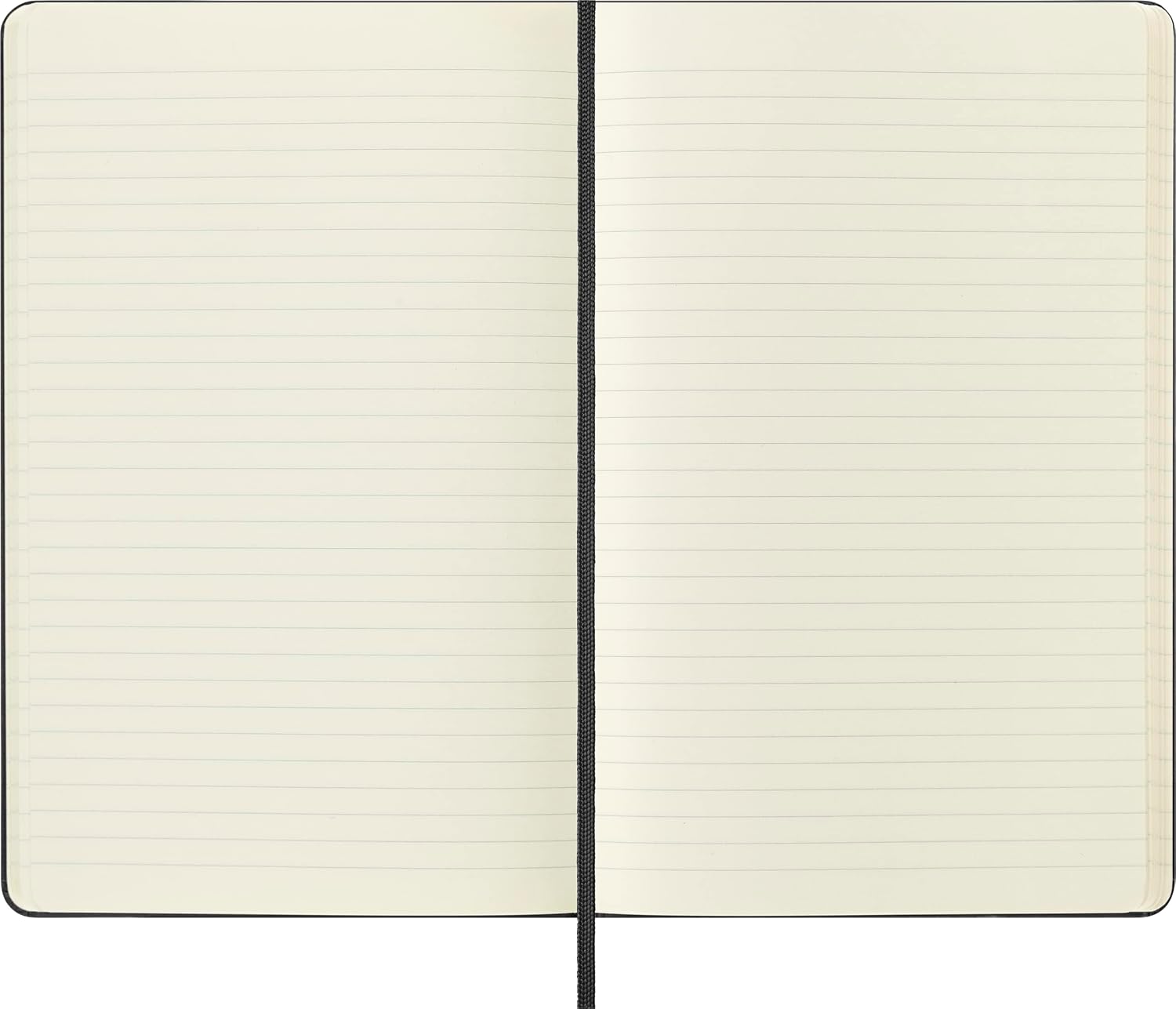 Moleskine Classic Notebook, Large, Ruled, Black, Hard Cover (5 x 8.25) | Large 5" x 8.25" notebook with 240 ruled pages for journaling, note-taking, planning, and everyday writing.