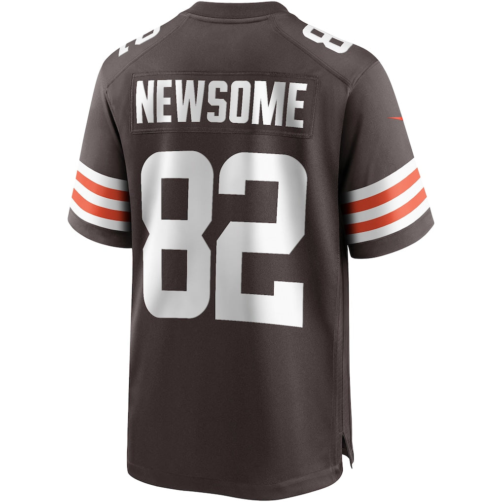 Davalo C.Browns #82 Ozzie Newsome Brown Game Retired Player Jersey