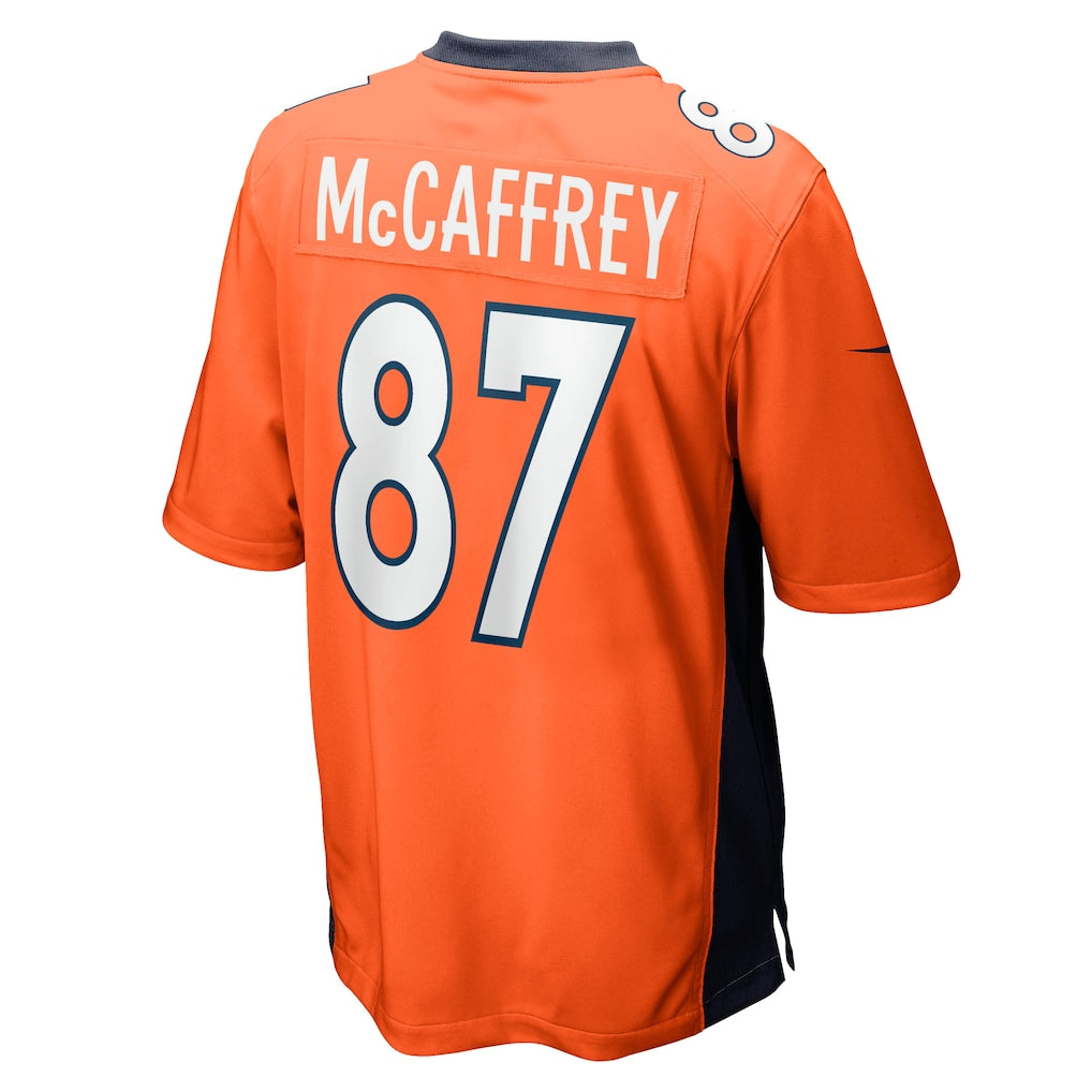 Davalo D.Broncos #87 Ed McCaffrey Orange Game Retired Player Jersey