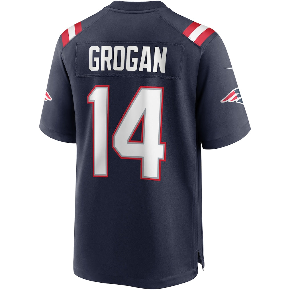 Davalo NE.Patriots #14 Steve Grogan Navy Game Retired Player Jersey