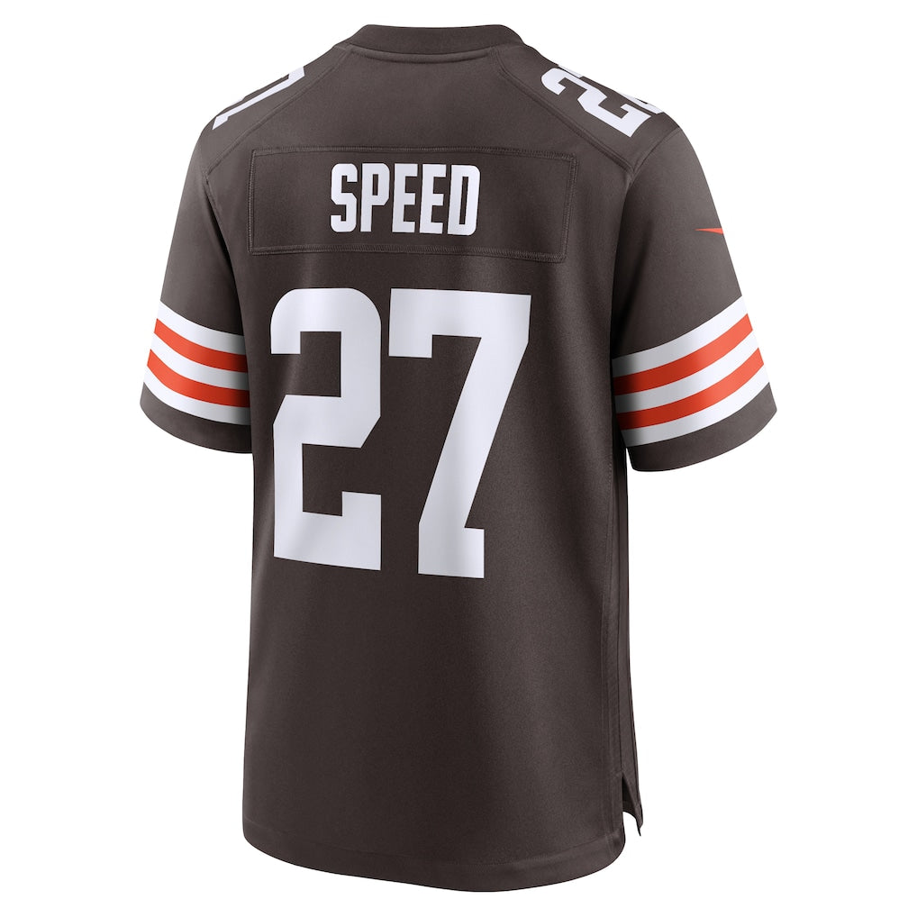 Davalo C.Browns #27 Ameer Speed Brown Team Game Jersey