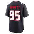 Davalo H.Texans #95 Derek Barnett Navy Team Game Jersey