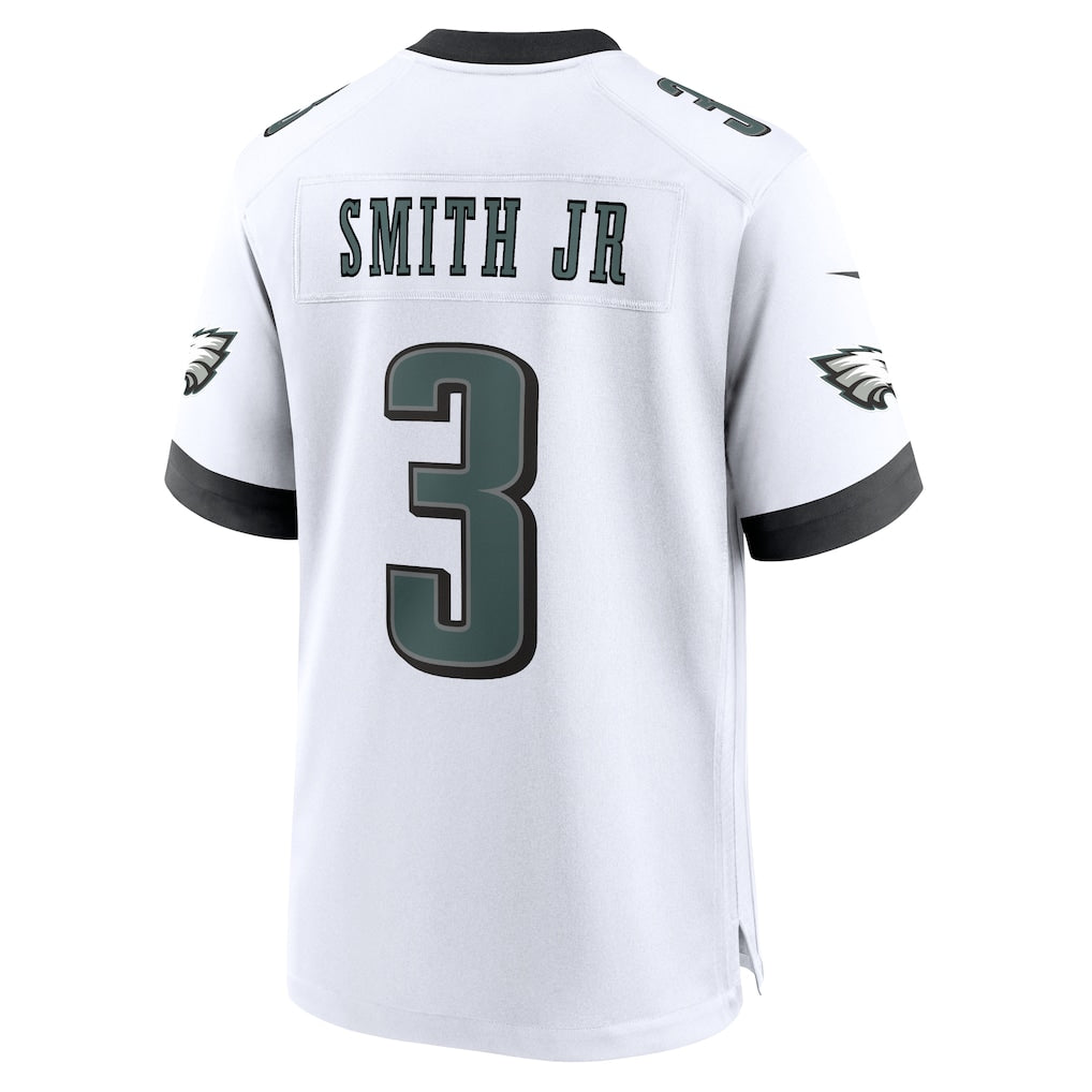 Davalo P.Eagles #3 Nolan Smith White Game Jersey